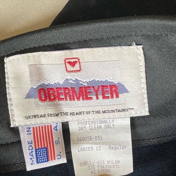 Vintage Obermeyer Stirrup Ski pants size 12 - Picture 2 of 9